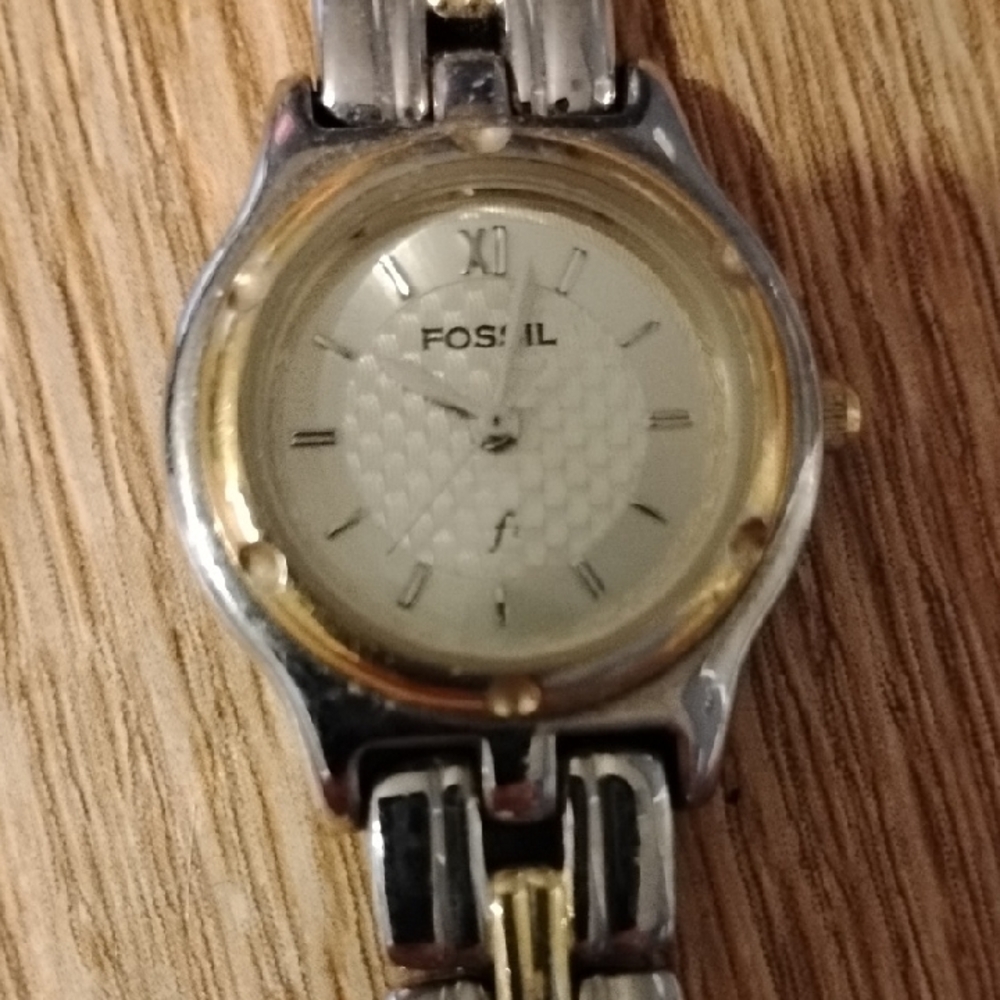 Fossil Women's Silver and Gold Watch
